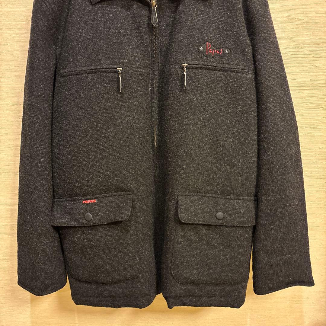 Papas ウールジャケット コート　アウター　M 日本製