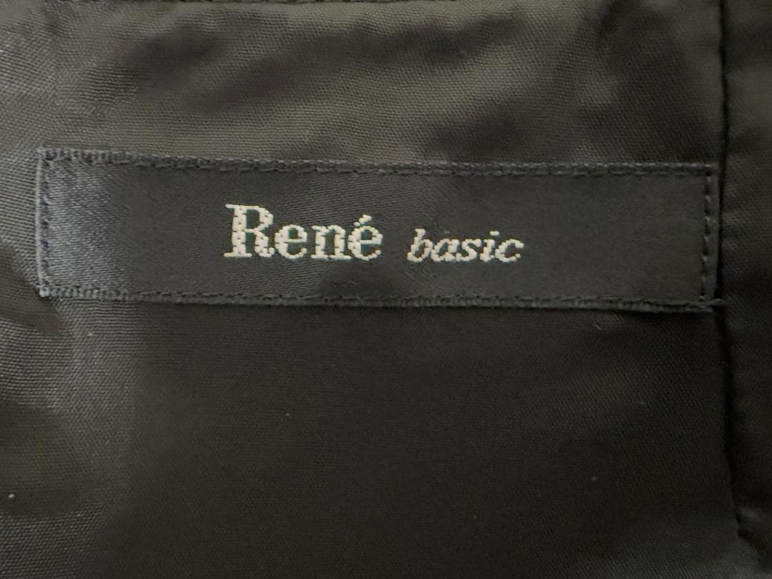 りん★Rene/ルネ ノースリーブ ワンピース ブラック ポリエステル34