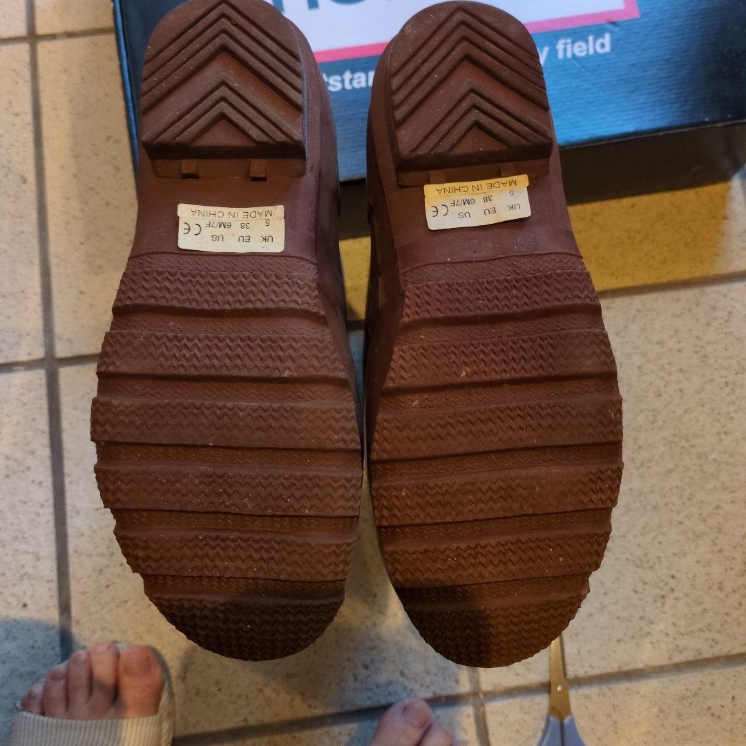 HUNTER ブラウン 長靴 UK 5