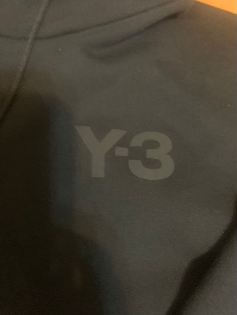 Y-3 ブラック フーディ Lサイズ