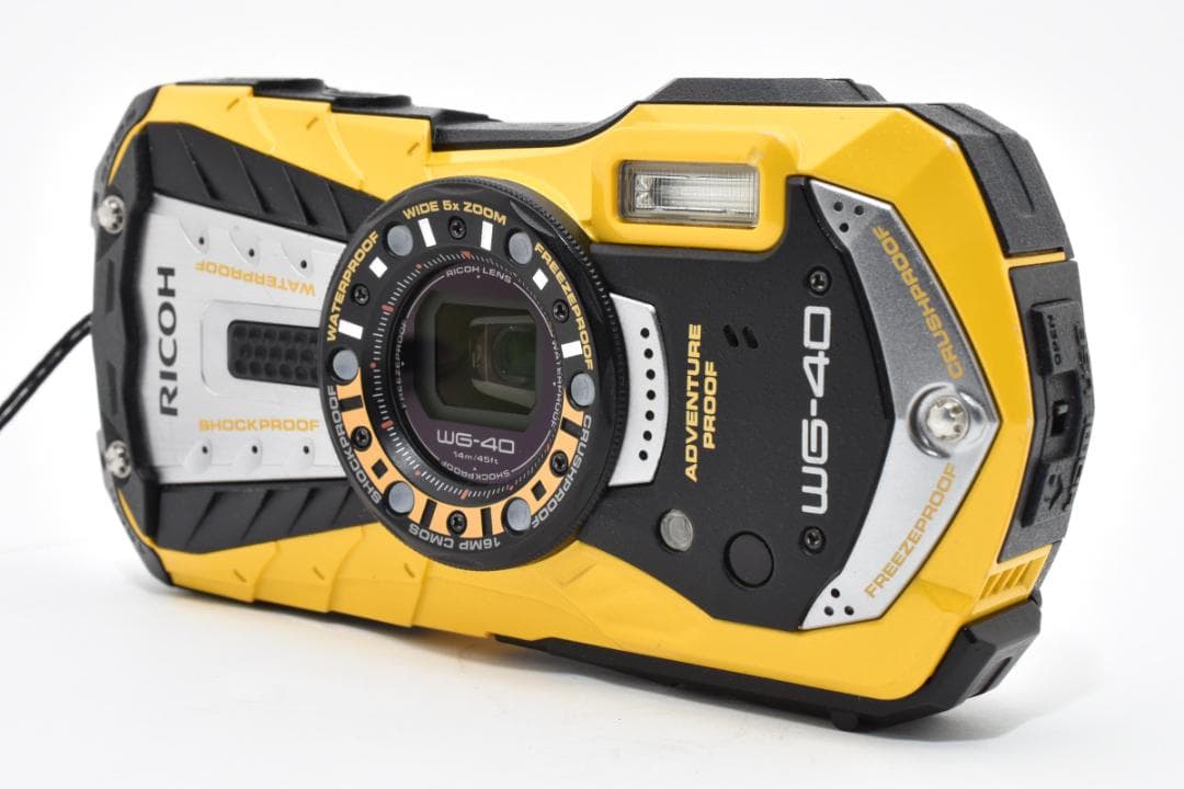 【美品】RICOH WG-40 イエロー　動作確認済