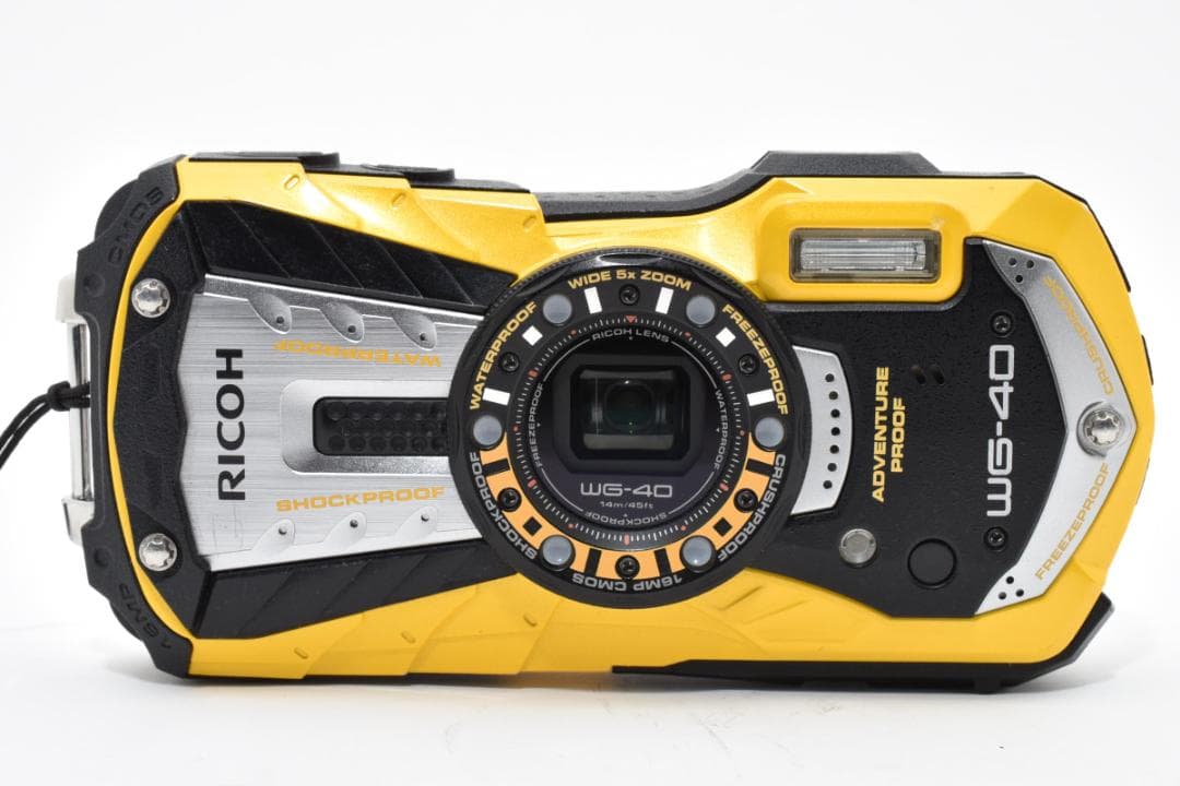 【美品】RICOH WG-40 イエロー　動作確認済