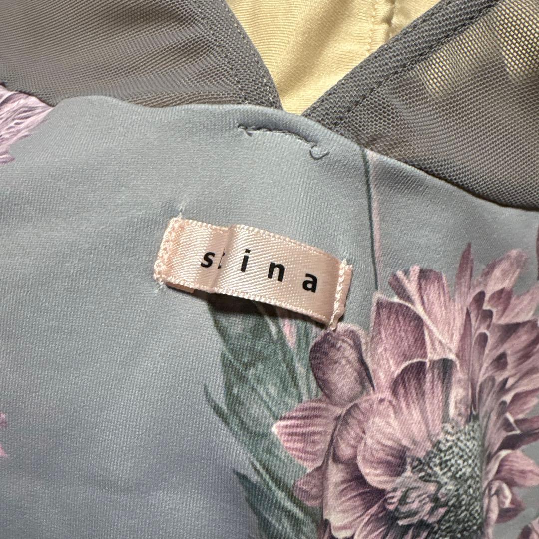 最終値下げ/stina/s/花柄 Vネック レオタード