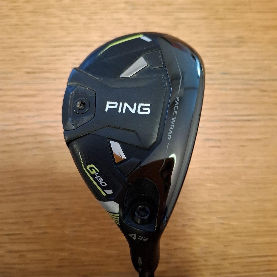 【PING】G430ハイブリッドUT4　　　　　　　(22度)SRヘッドカバー付