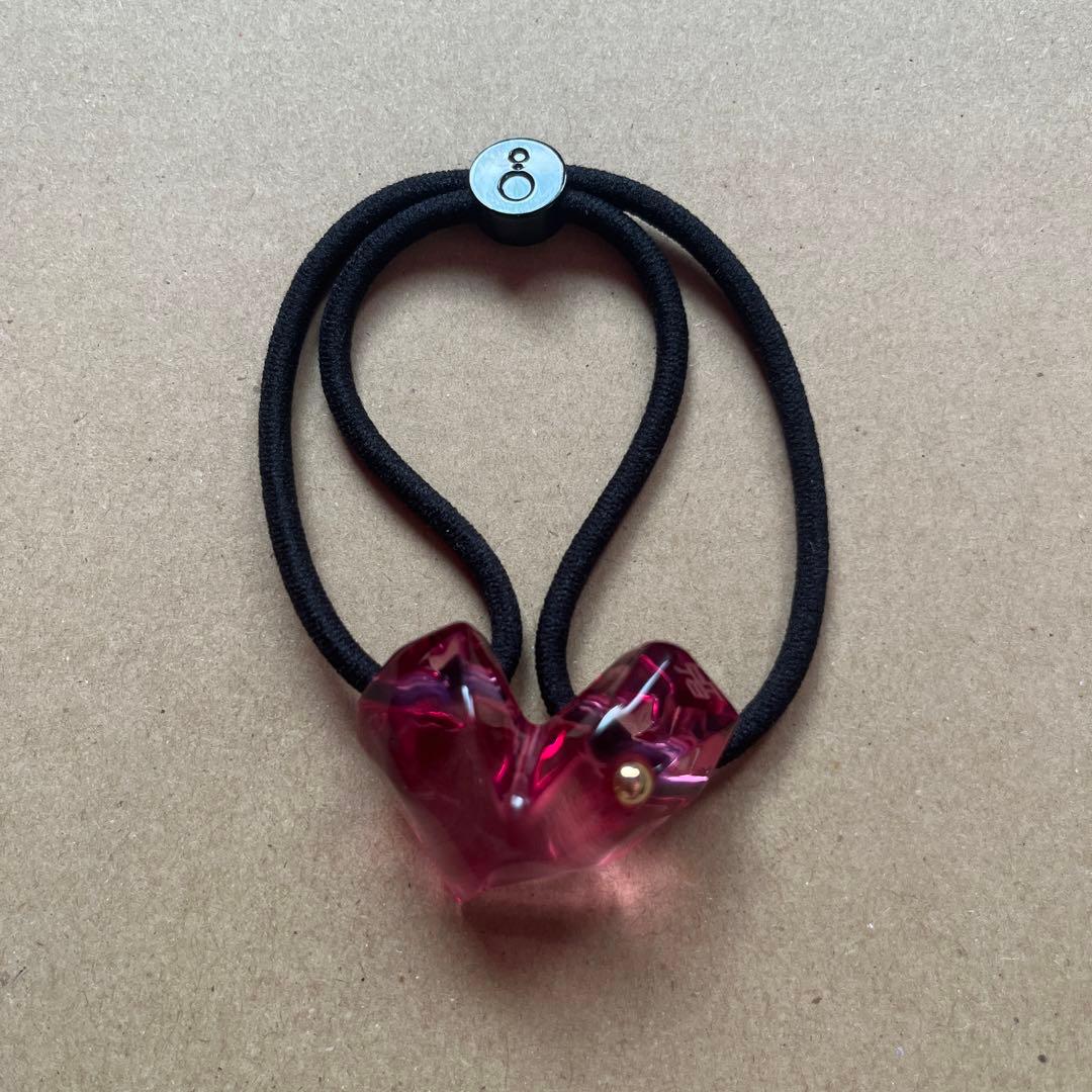 THE HAIR BAR TOKYO ハートジェムポニー　ウィズスタッズ　ピンク