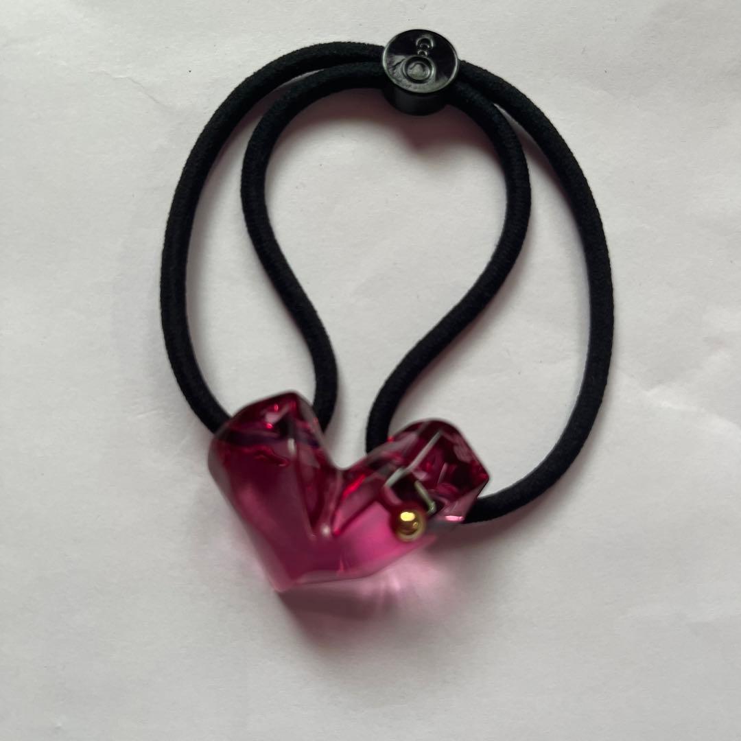 THE HAIR BAR TOKYO ハートジェムポニー　ウィズスタッズ　ピンク