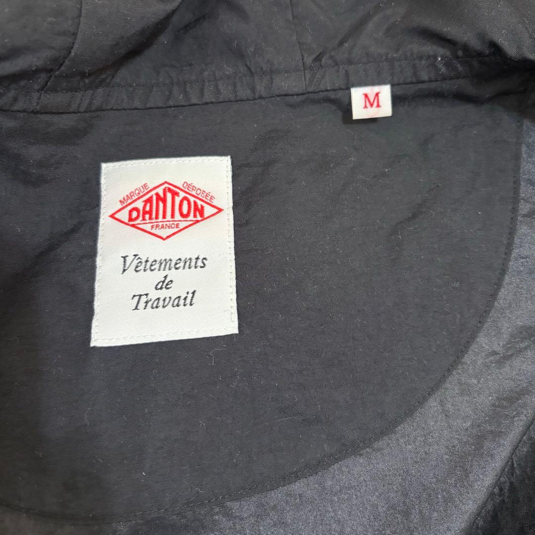 DANTON フーデットショートジャケット　ブラック　M