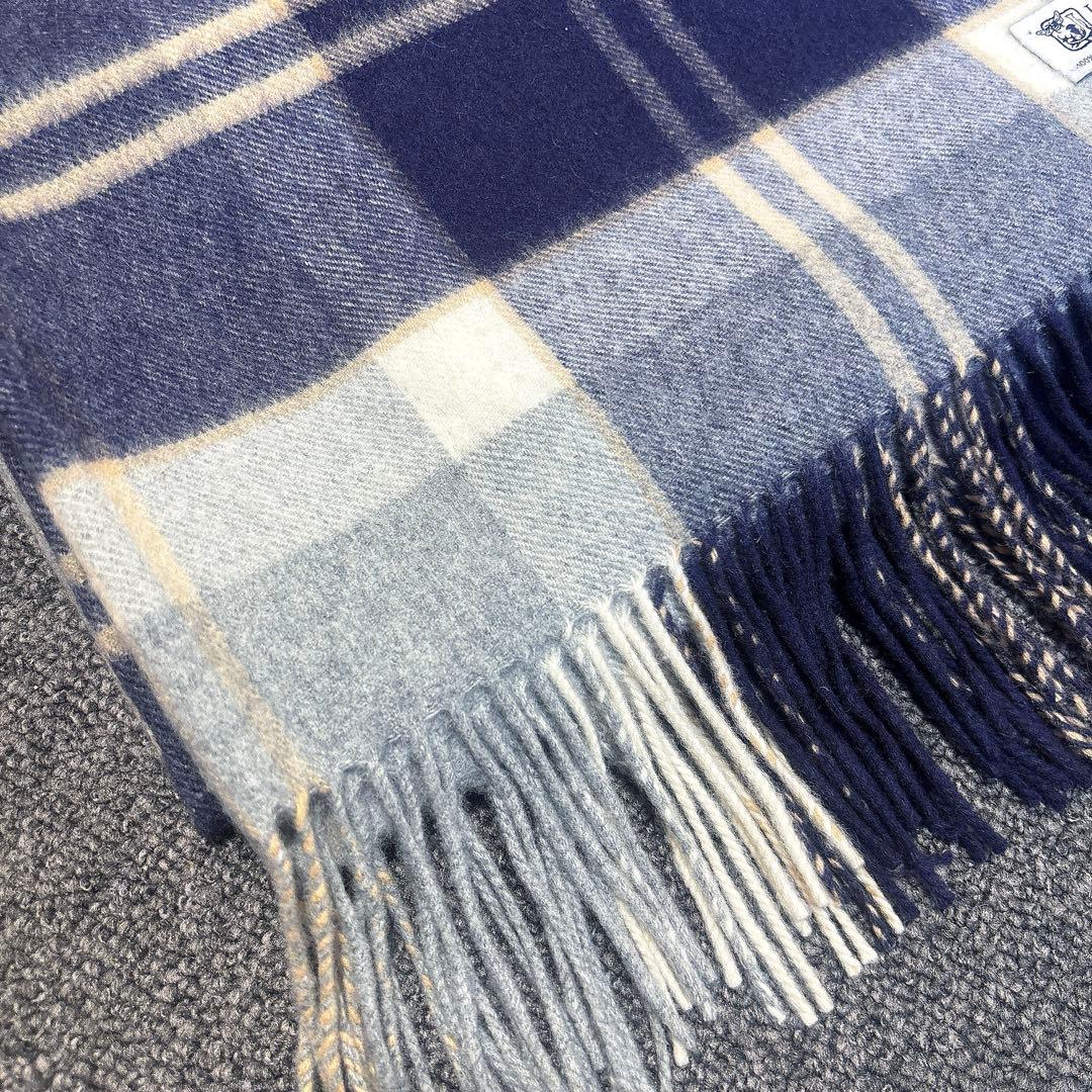 ジョンストンズ✳︎カシミヤ100%大判ストール✳︎SilverBannockbane