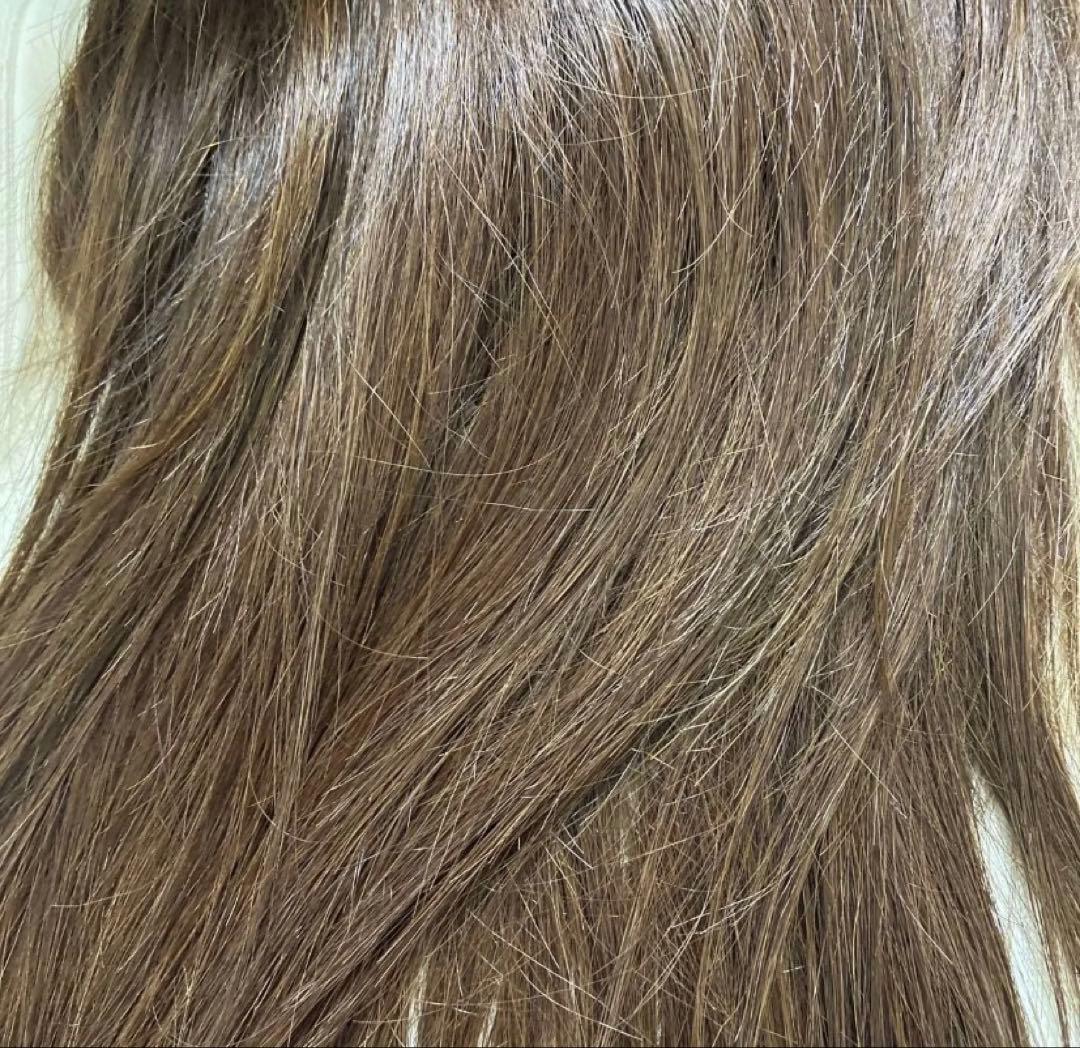 J*1様 【専門店でお譲り頂きました】フルウィッグ人毛100%ロングストレート