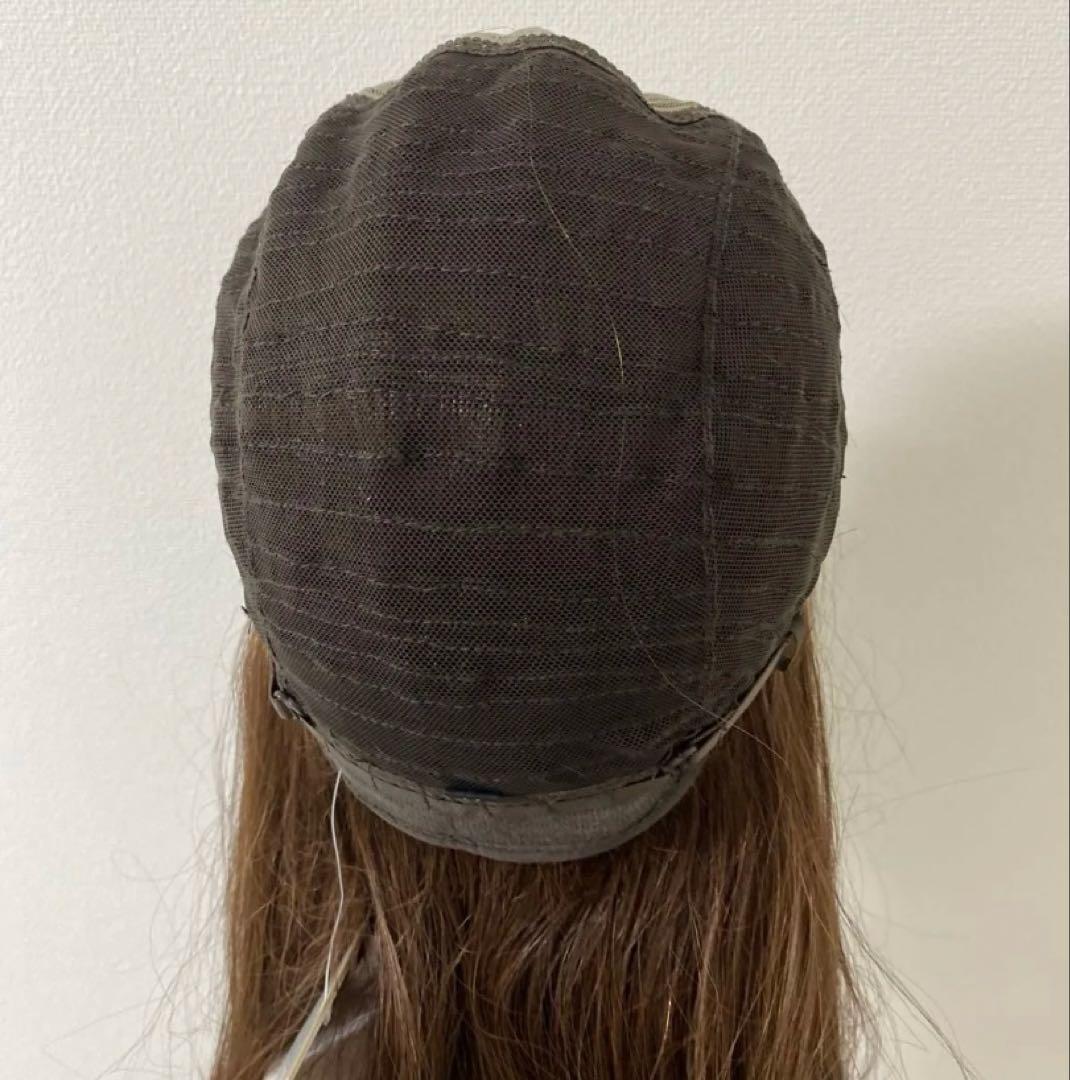 J*1様 【専門店でお譲り頂きました】フルウィッグ人毛100%ロングストレート