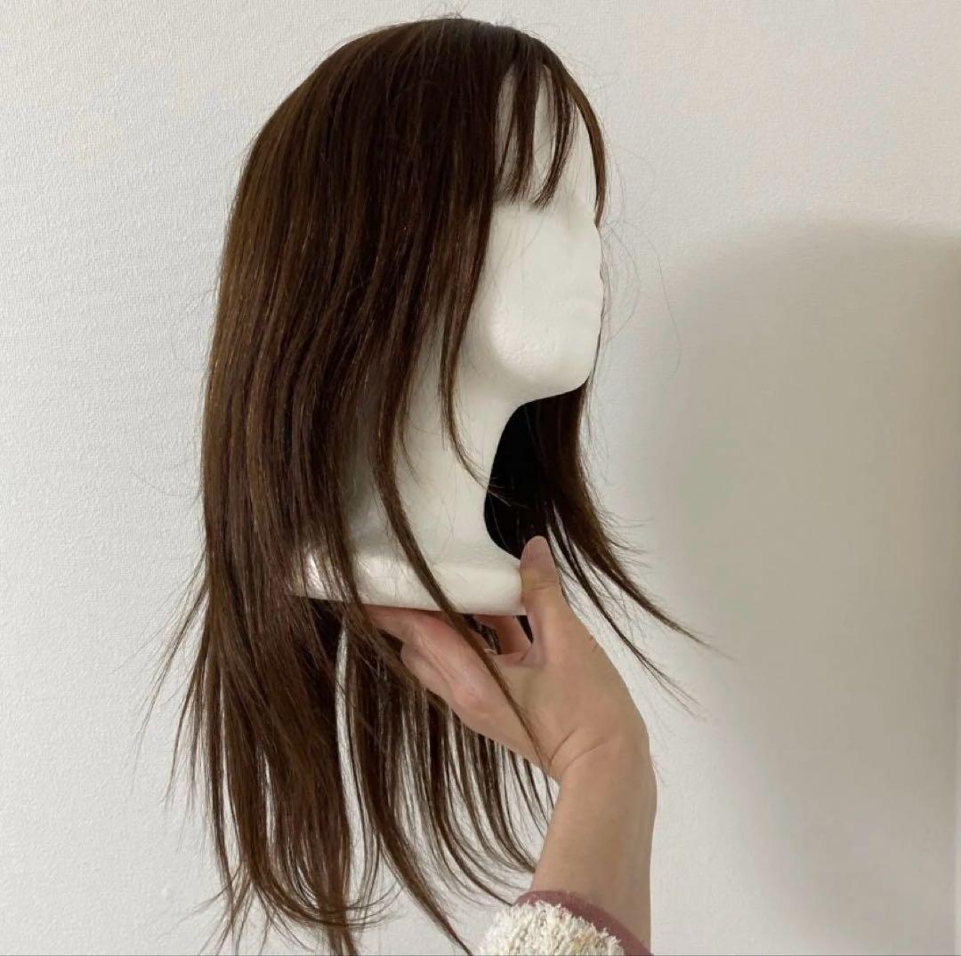 J*1様 【専門店でお譲り頂きました】フルウィッグ人毛100%ロングストレート
