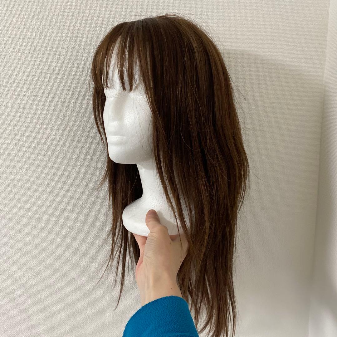 J*1様 【専門店でお譲り頂きました】フルウィッグ人毛100%ロングストレート