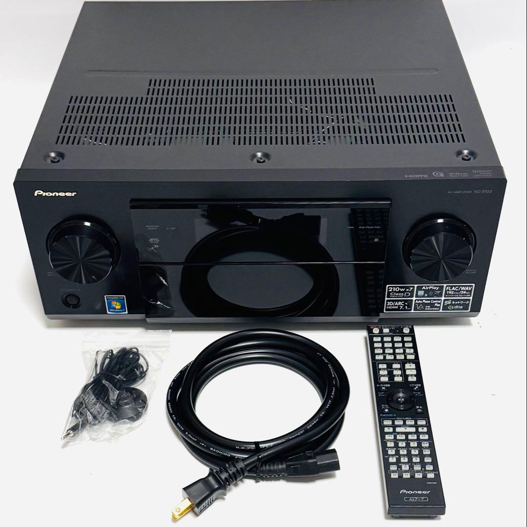 希少動作品 Pioneer SC-2022 リモコン付き AVアンプ