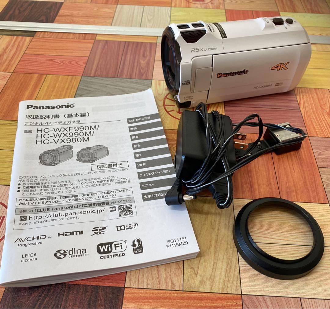 Panasonic HC-VX980M ビデオカメラ 4Kハンディカム ジャンク