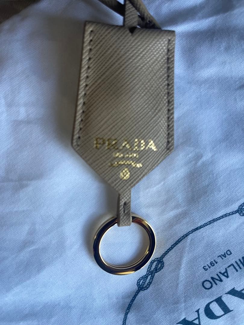 美品♡ プラダ シンボル エンブロイダリーファブリック ミニバッグ