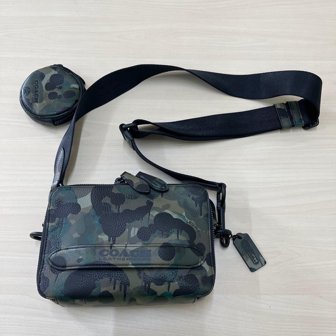 コーチ　ショルダーバッグ　ボディバッグ　カモフラ　E2180-C5330