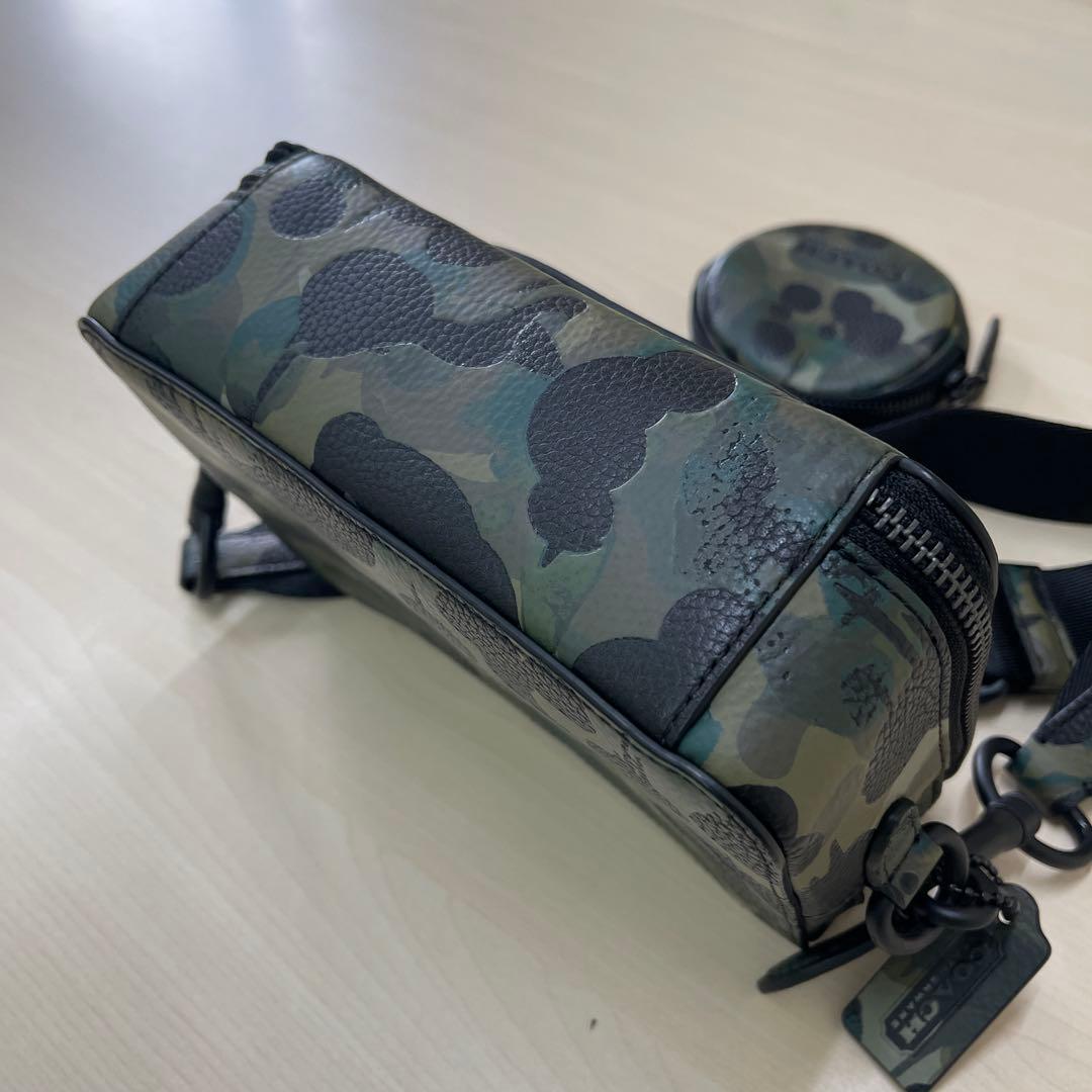 コーチ　ショルダーバッグ　ボディバッグ　カモフラ　E2180-C5330