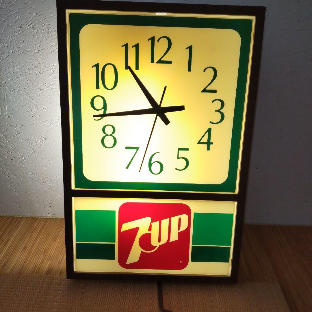 ソ*ラ様 7up セブンアップ　ビンテージウォールクロック 壁掛け時計