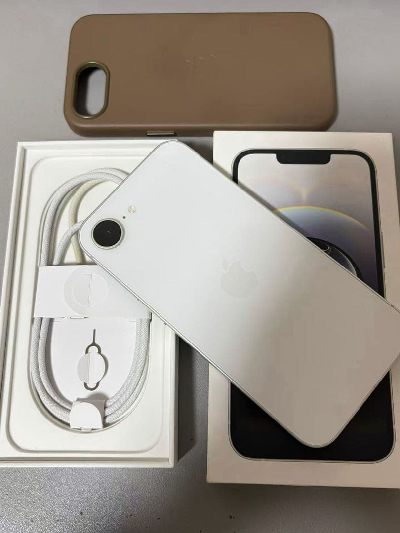 極美品 iPhone16E 512GB ホワイト SIMフリー ジャング品