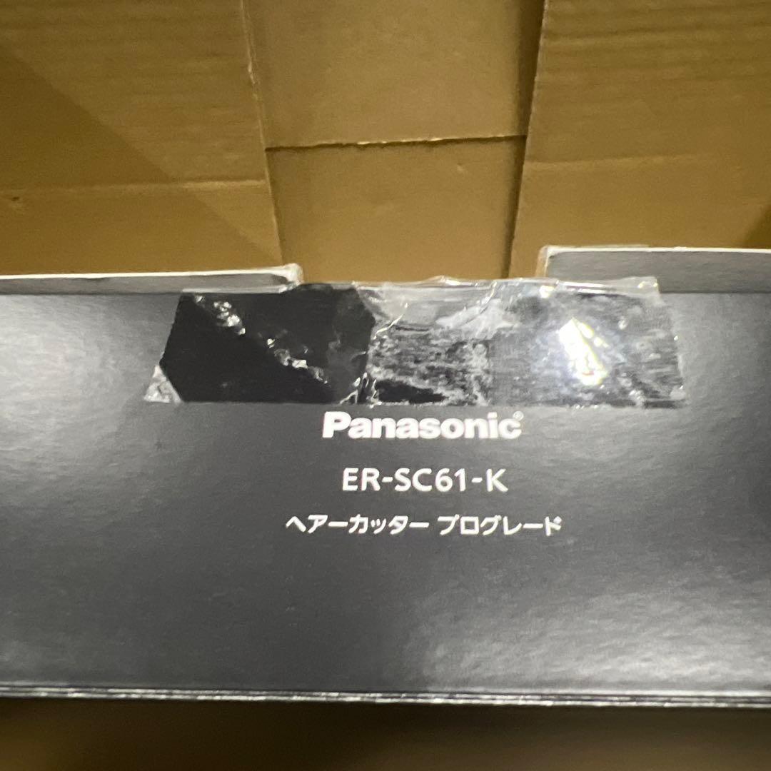 パナソニック バリカン ヘアーカッター 日本製 充電式 黒 ER-SC61-K