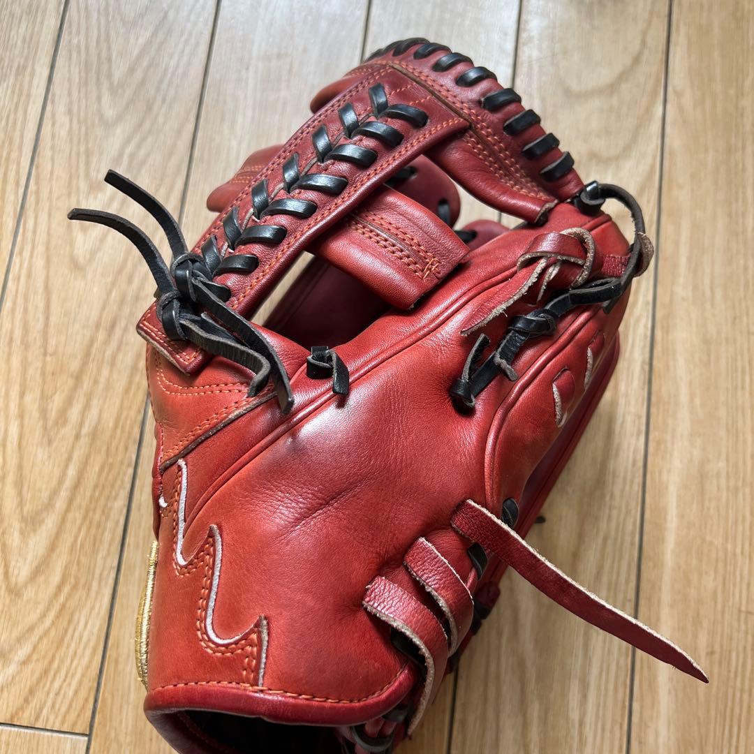 Wilson 硬式グローブ 日本製 赤