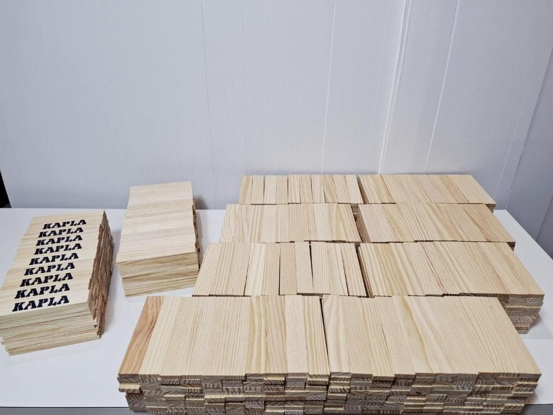 カプラ KAPLA1000 魔法の板 専用木箱入り 美品 防腐剤不使用