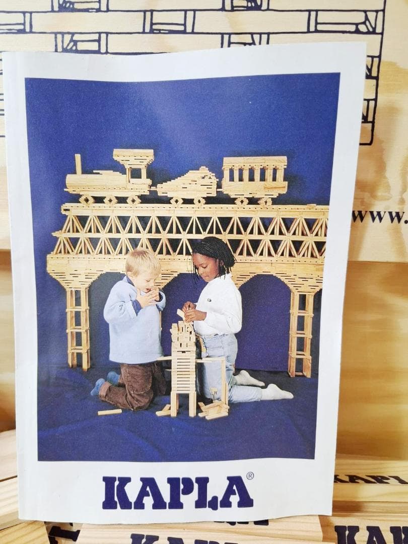 カプラ KAPLA1000 魔法の板 専用木箱入り 美品 防腐剤不使用