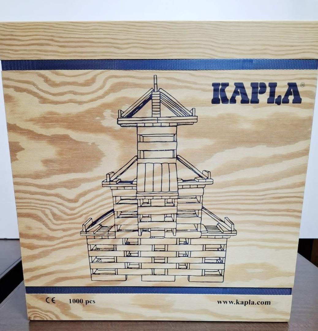 カプラ KAPLA1000 魔法の板 専用木箱入り 美品 防腐剤不使用
