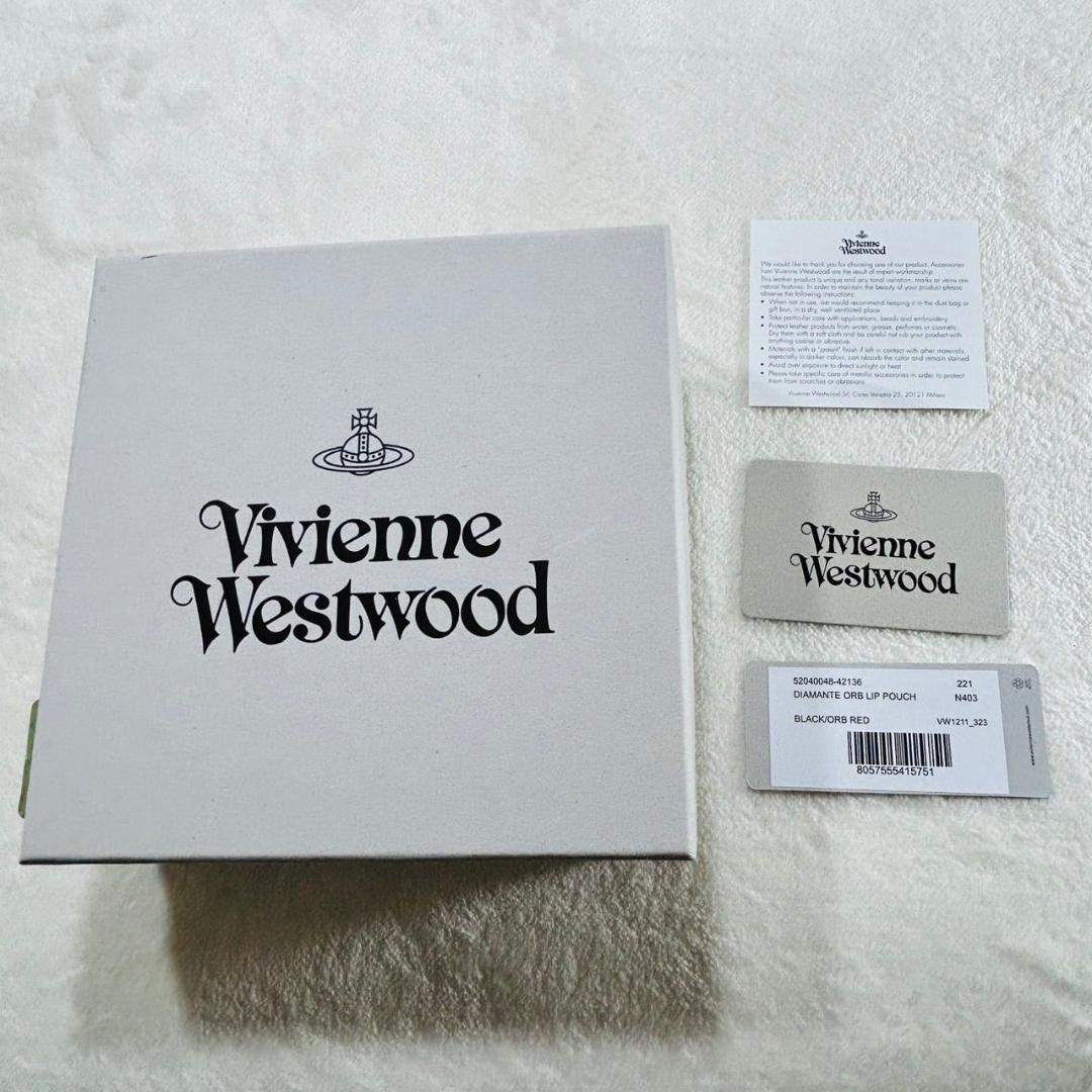 ヴィヴィアンウエストウッド ポーチ ディアマンテオーブ リップポーチ ブラック