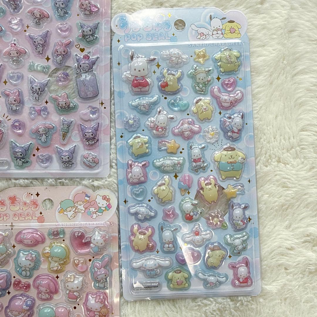 【正規品】うるちゅるポップシール サンリオベビー コンプリート 9枚