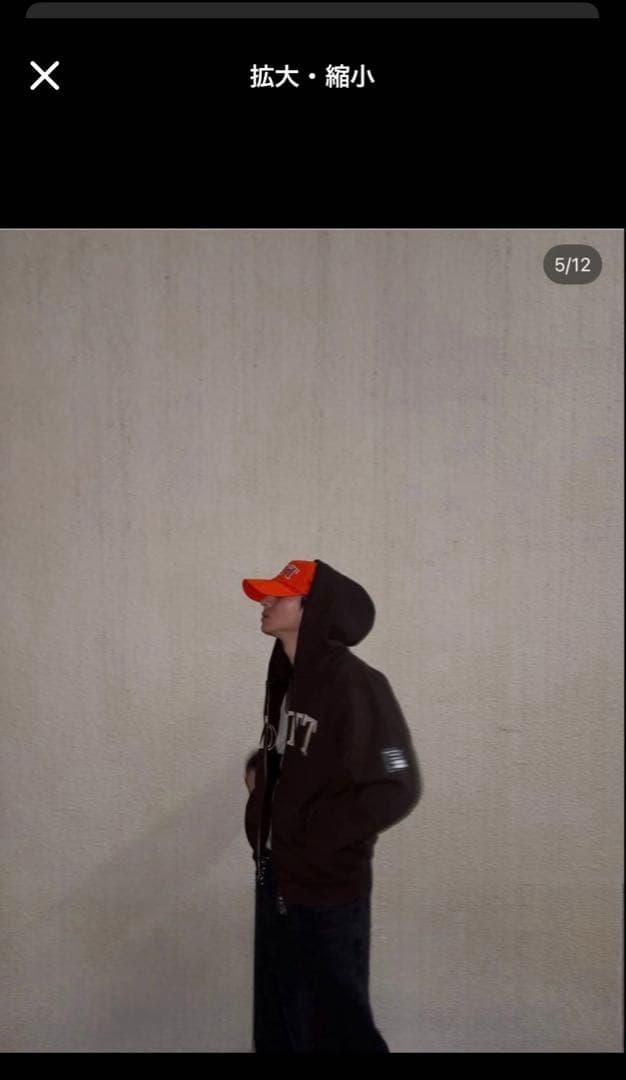 トップス Bott OG LOGO Zip Hoodie Brown size:M