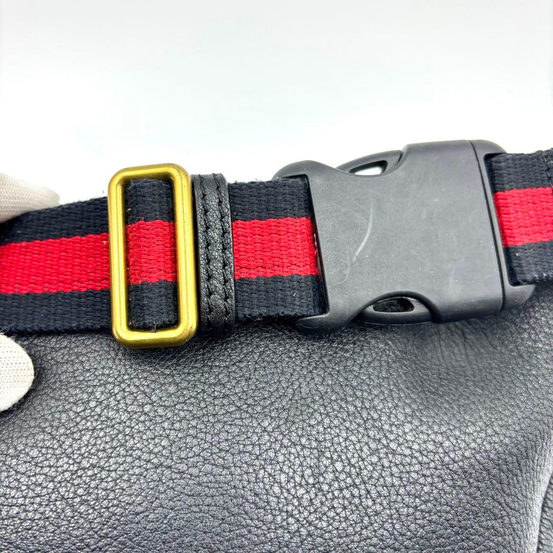 希少 GUCCI グッチ ショルダーバッグ ココキャピタン ウエストポーチ 黒