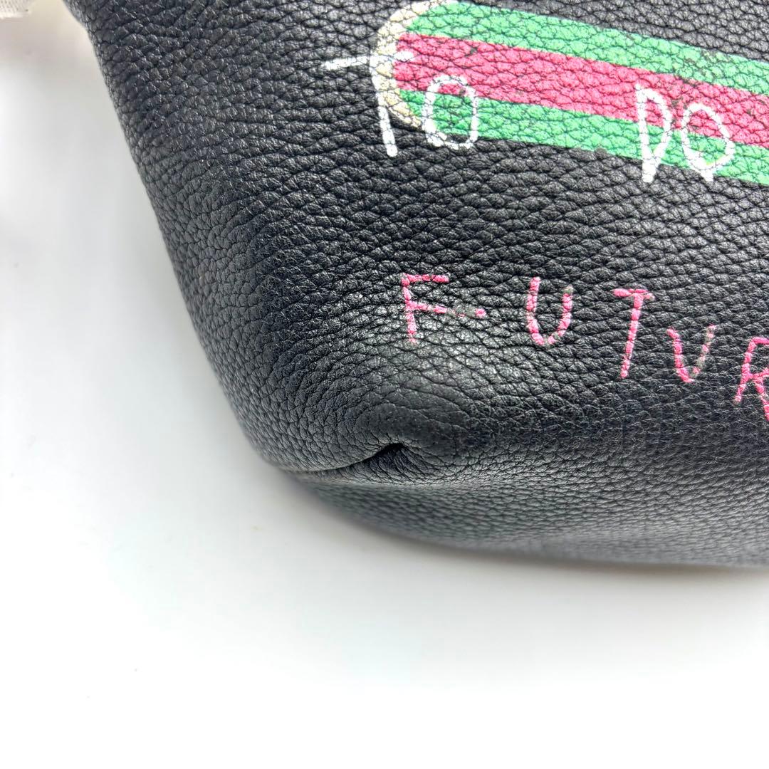 希少 GUCCI グッチ ショルダーバッグ ココキャピタン ウエストポーチ 黒