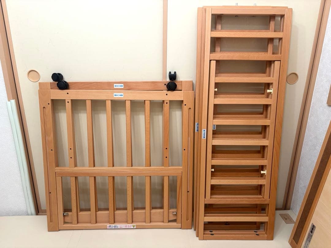 YAMASAKI ベビーベッド スリーオープンベッド b-sideDX