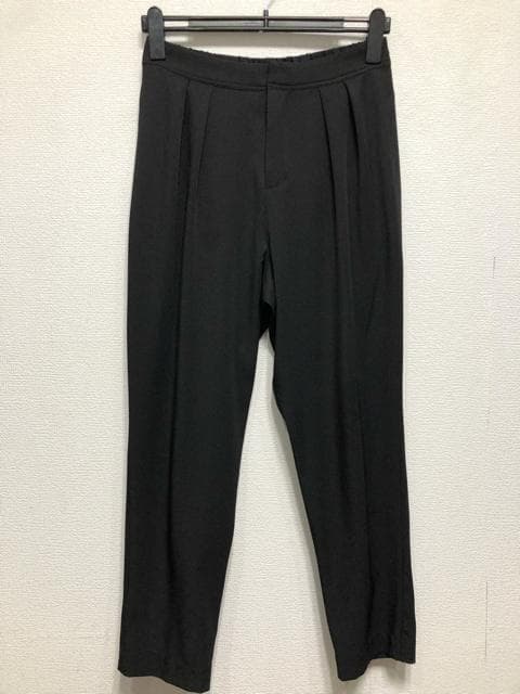 yyyy☆L黒無地パンツスーツ3点セットお仕事・フォーマル〇D210