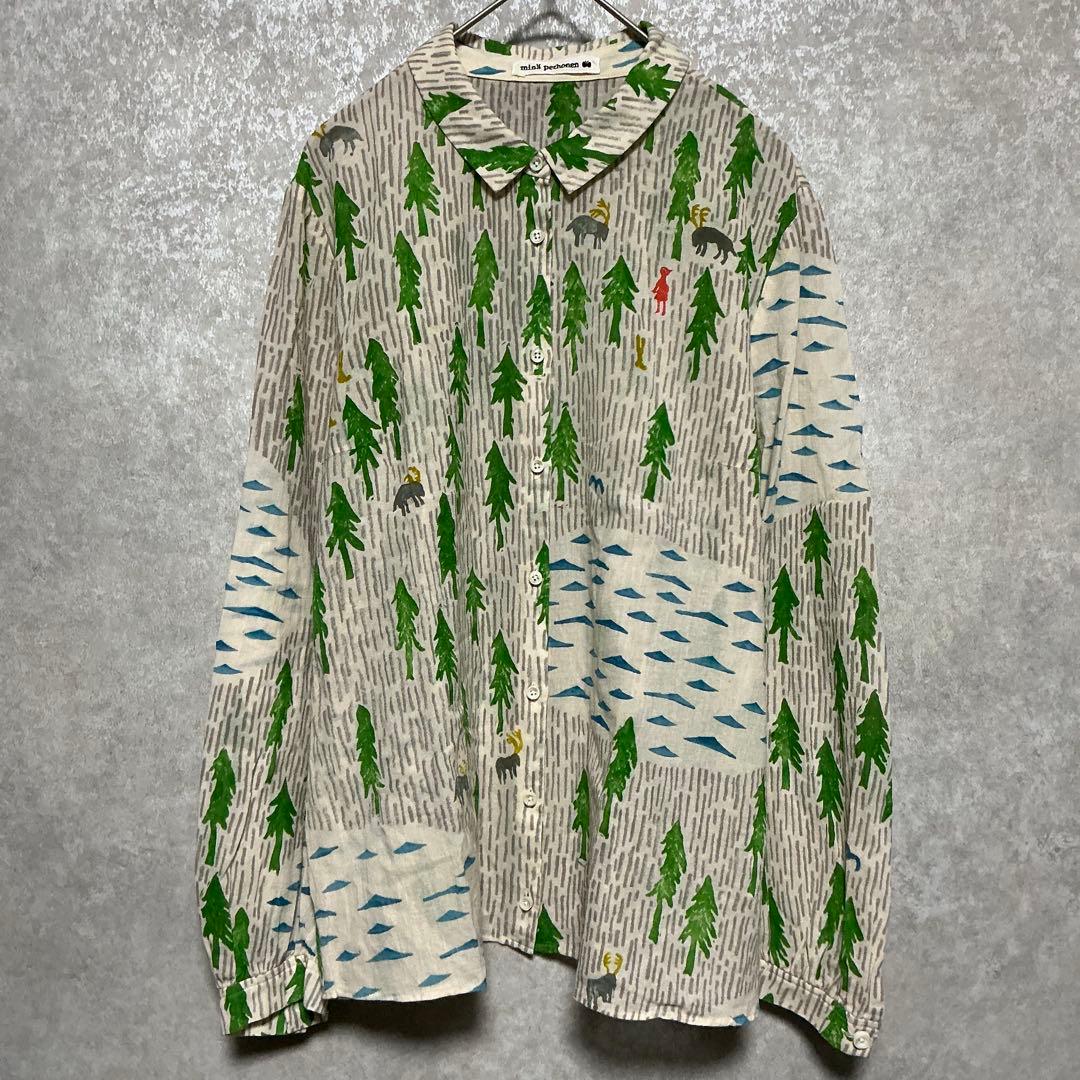 【希少】ミナペルホネン mina perhonen one dayリントブラウス