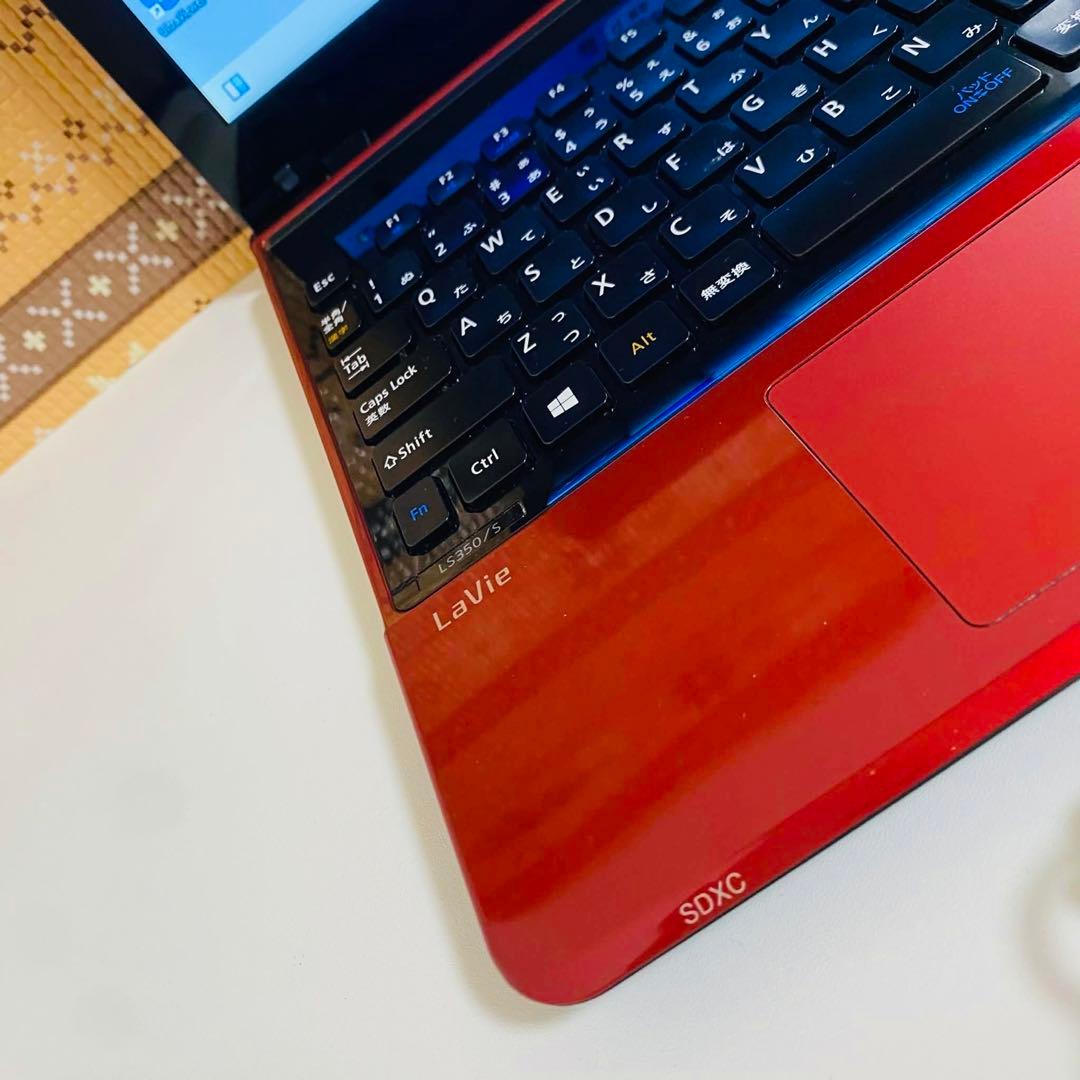 Y959 NECノートパソコンWEBカメラSSD高速Windows11オフィス付