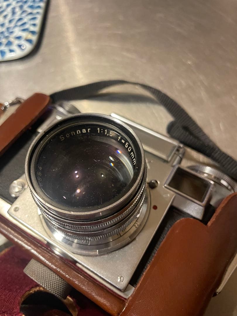 【ジャンク品】Contax カメラ レンズ　sonner1:1.5f=50mm