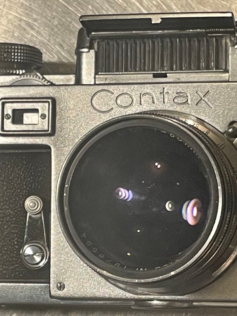【ジャンク品】Contax カメラ レンズ　sonner1:1.5f=50mm