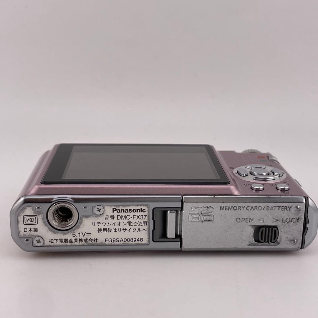 実写美⭕️【動作確認済】Panasonic LUMIX DMC-FX37 ピンク