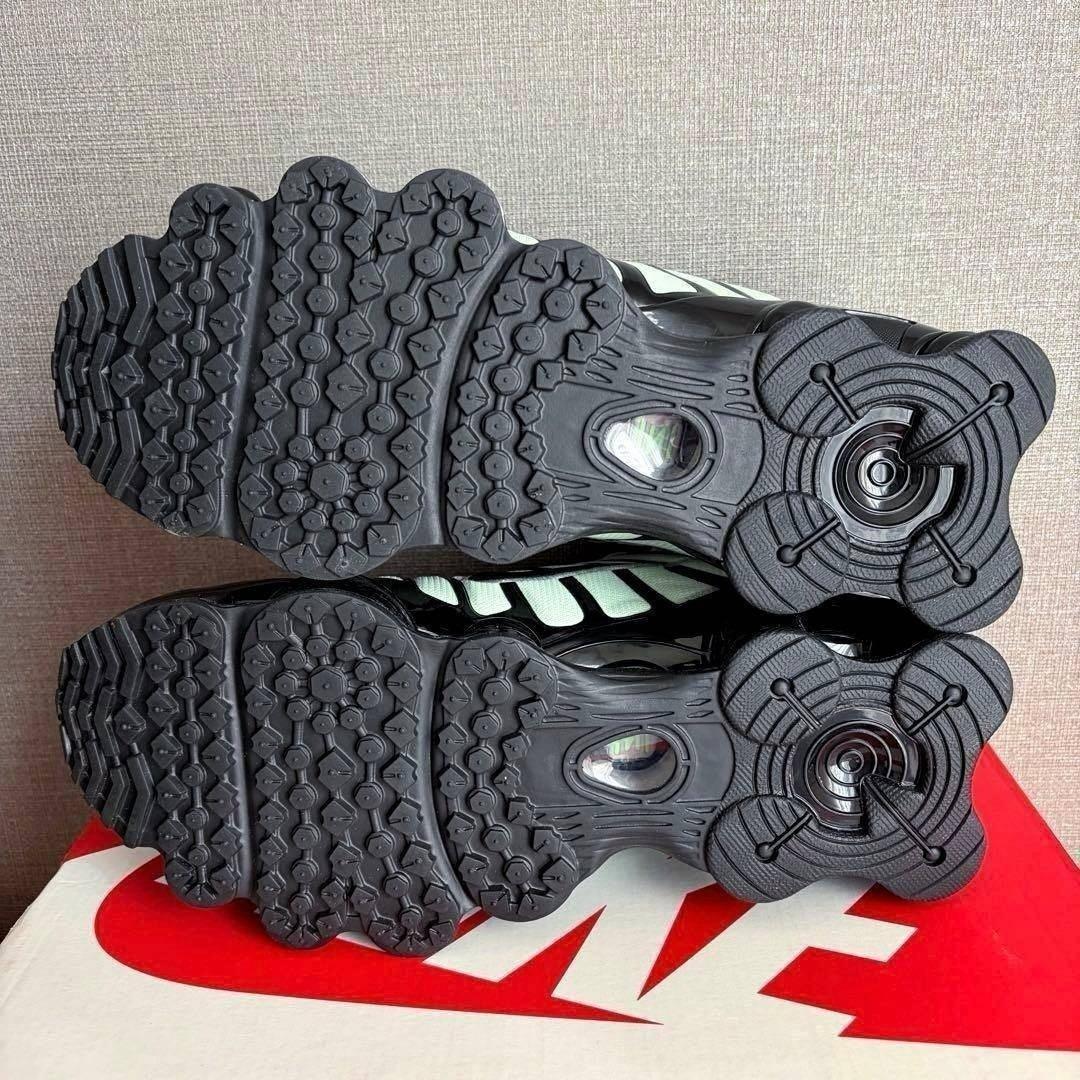 完売27.5✨新品NIKE Shox TL AV3595-300 黒×グリーン系