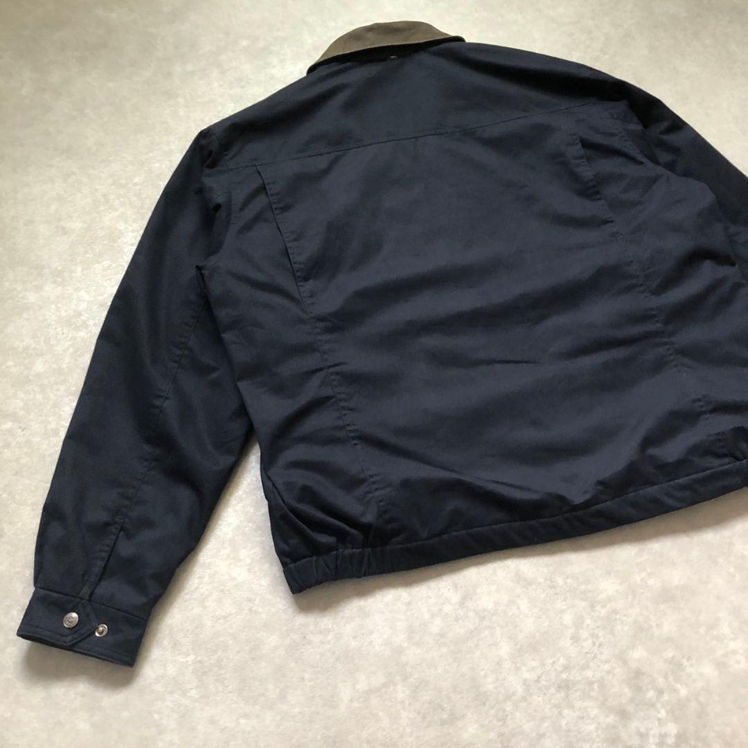 90s-00sドッカーズスイングトップドリズラージャケット襟レザー