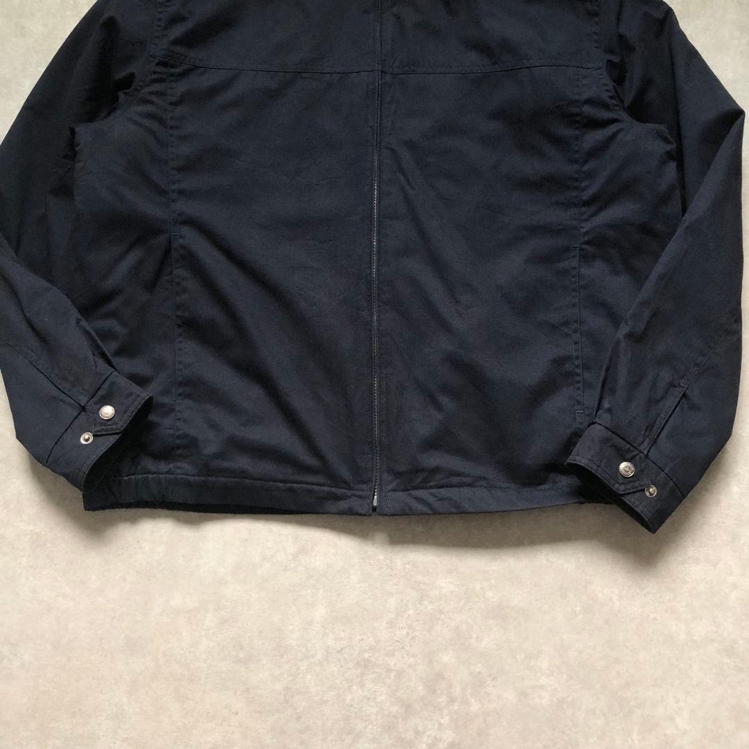 90s-00sドッカーズスイングトップドリズラージャケット襟レザー