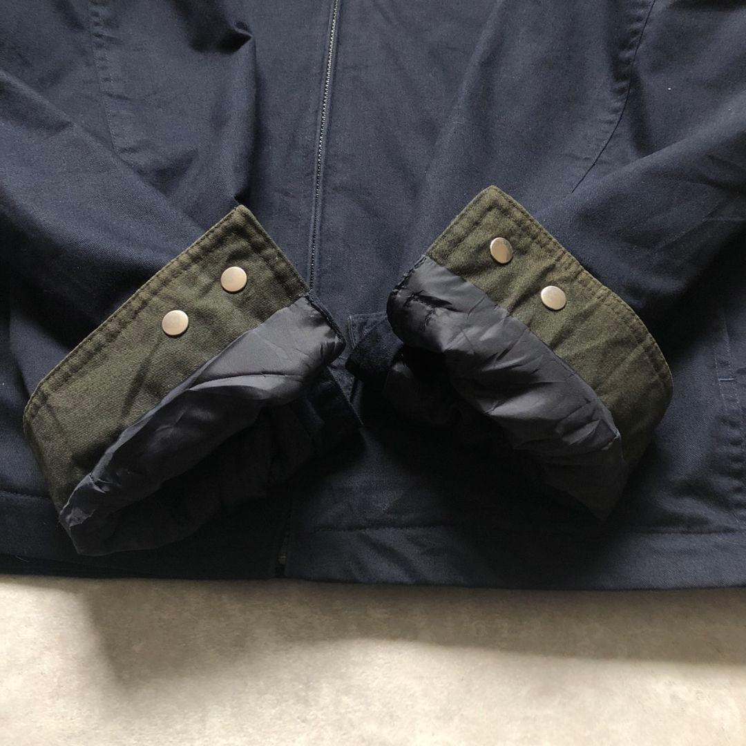 90s-00sドッカーズスイングトップドリズラージャケット襟レザー