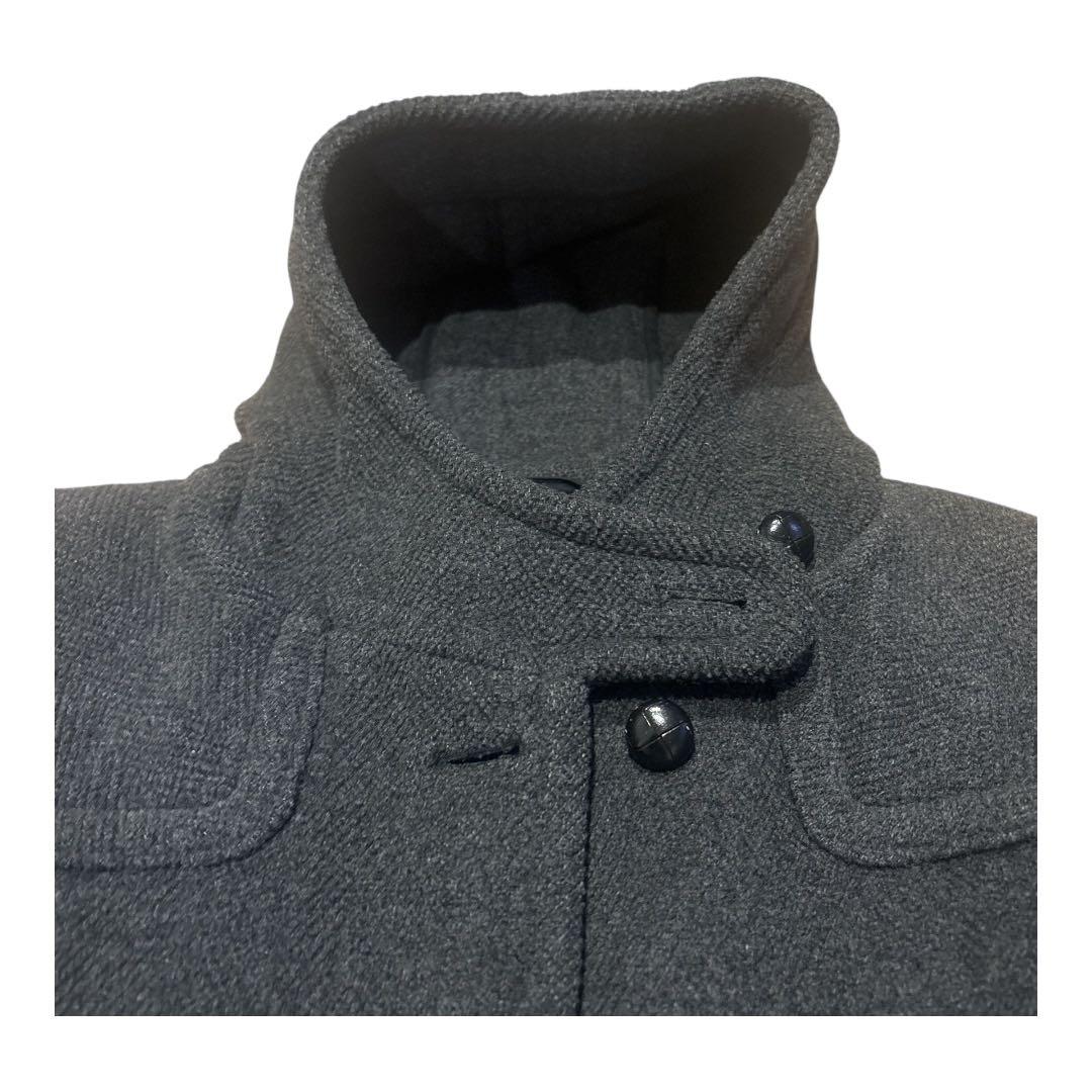 インバーティア　invertere ダッフルコート　ヘリンボーン グレー
