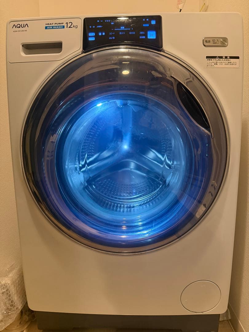 AQUA ドラム式洗濯機 12kg ヒートポンプ式定価21.3万
