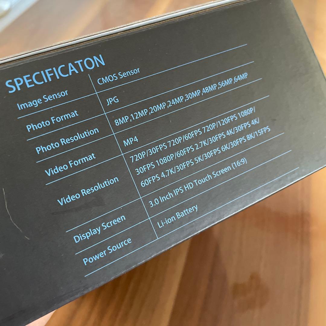 ビデオカメラカメラ8K6400万画素 18倍ズームWifi内蔵ライトハンディカム