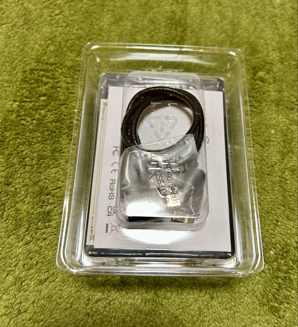 外付けHDD ハードディスク ポータブルHDD 4TB 超薄型 AIOLO