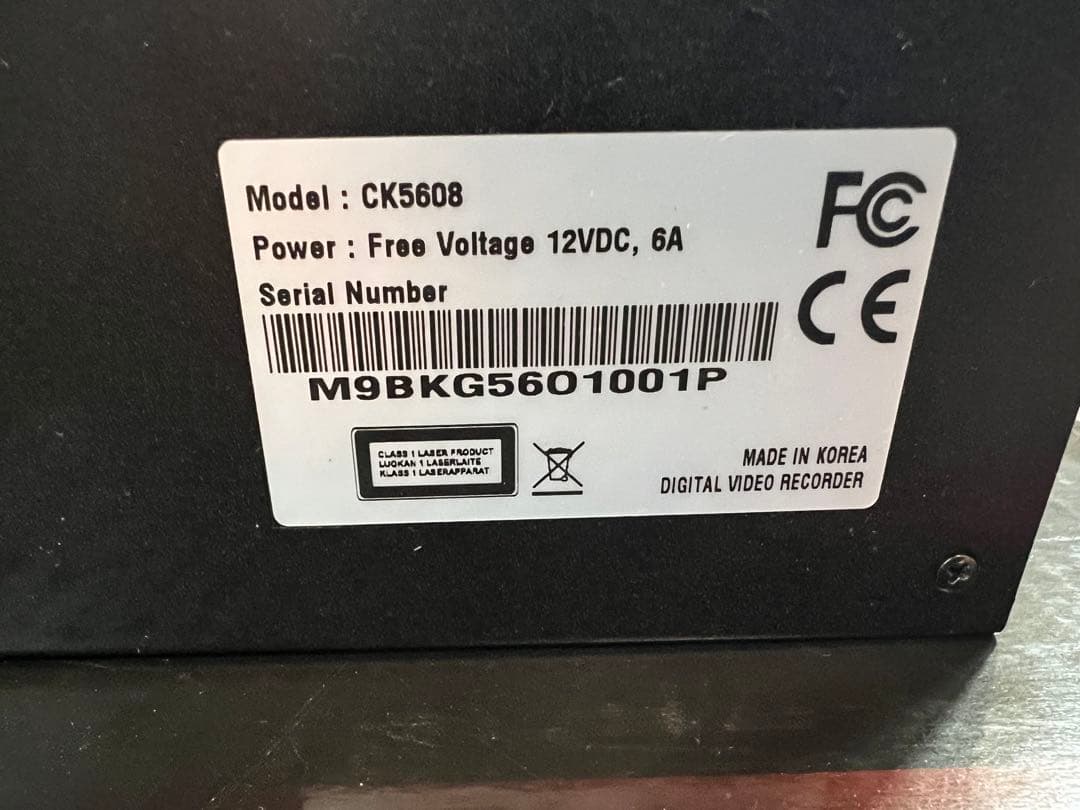 防犯カメラ CK5608E,GSB-6XAR-EX.GSU-A1