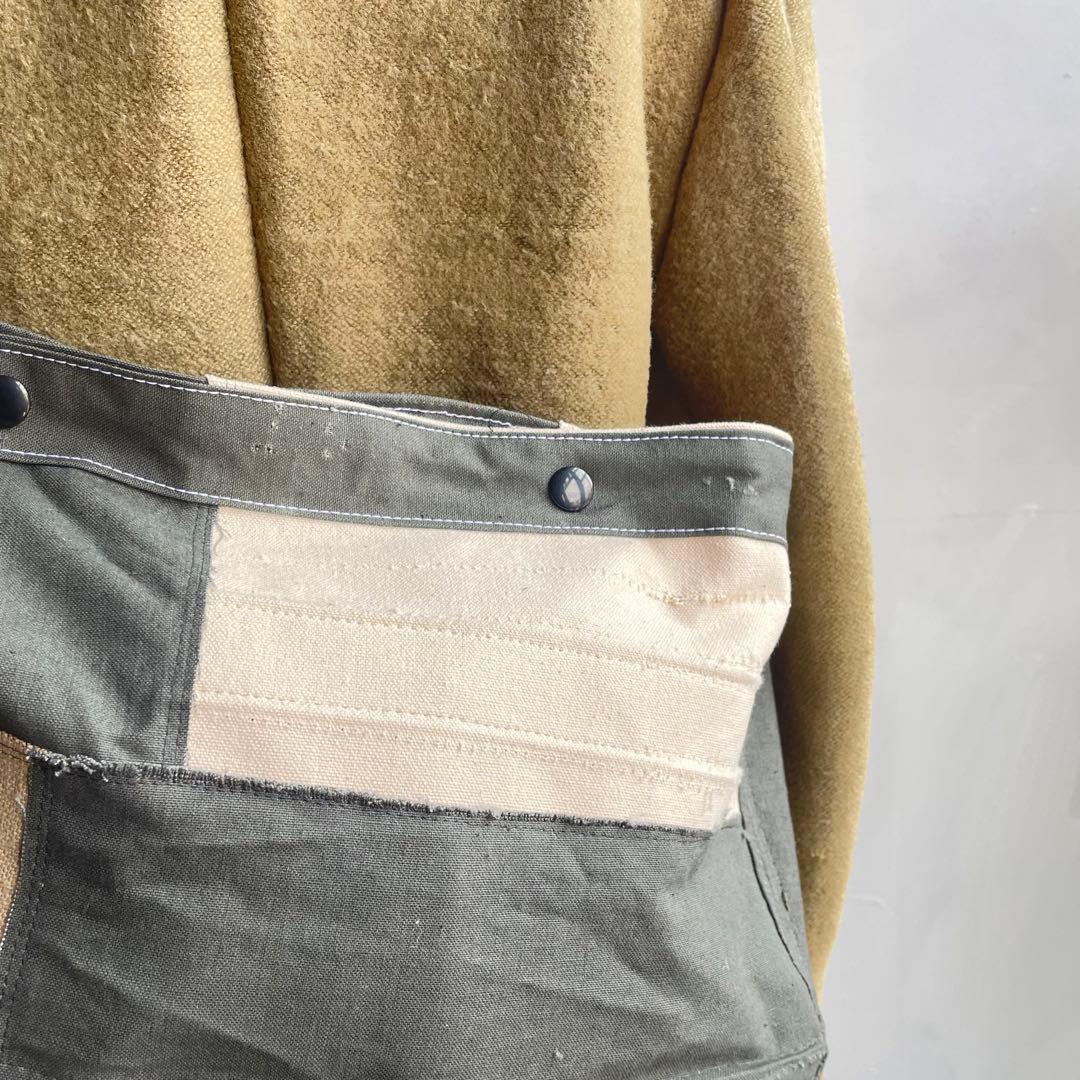 【スペシャルピース】1点物　ビンテージ　ニュースペーパーバッグ　ミリタリー